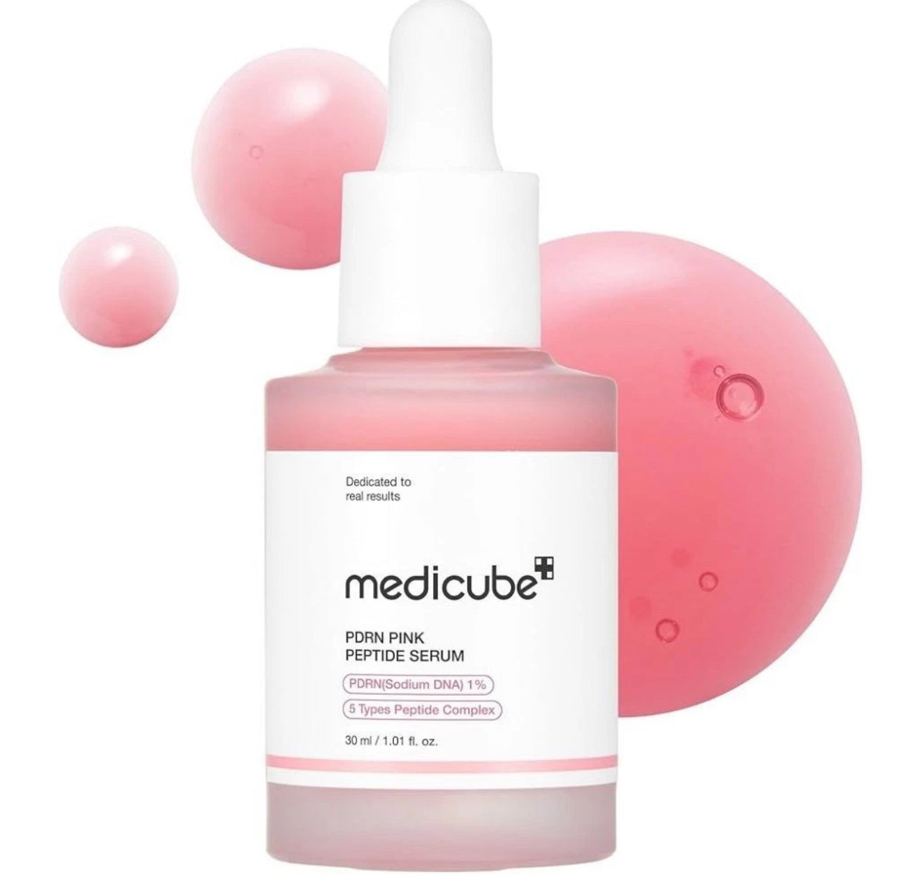 Medicube PDRN Pink Peptide Serum 30ml – Sérum anti-âge régénérant au PDRN et peptides